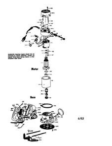 Part Location Diagram of 802693 Porter Cable Part: P802693